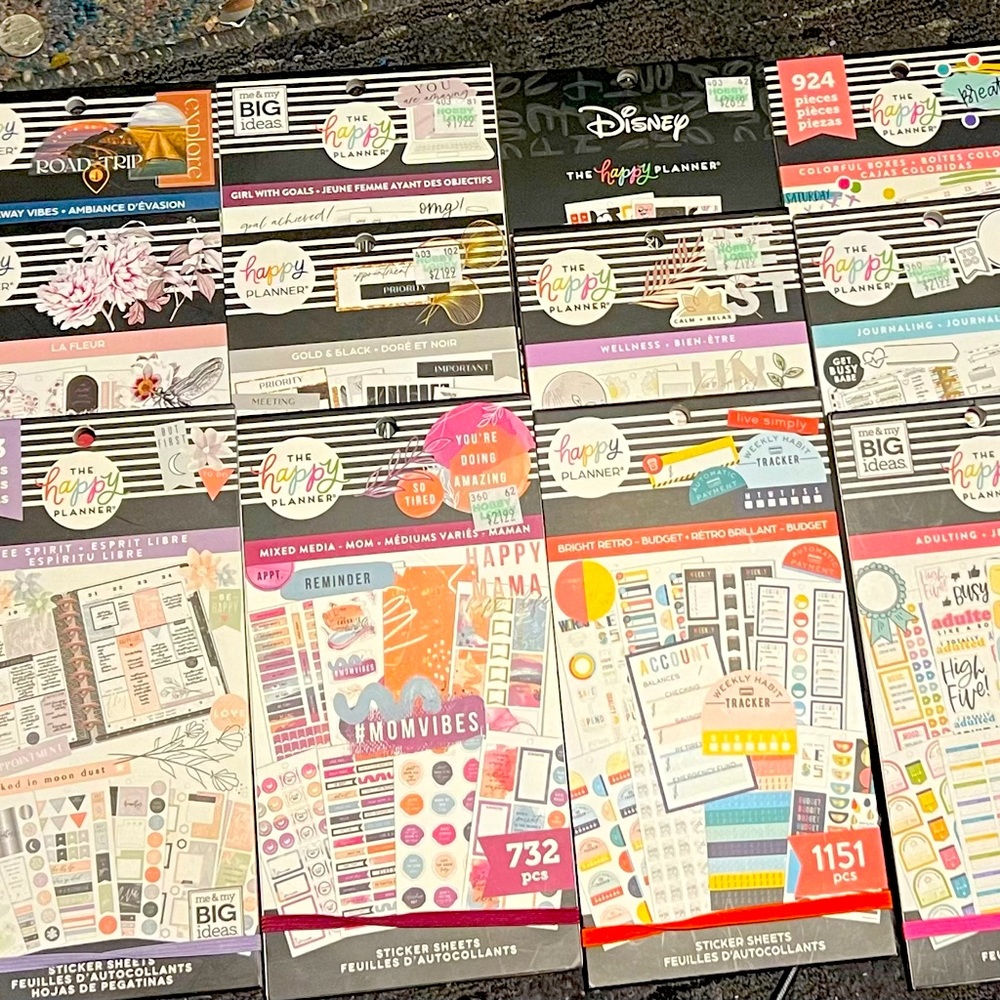 The Happy Planner sticker book collection